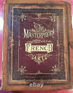 VINTAGE antique THE MASTERPIECES OF FRENCH ART VOL I 1883 LOUIS VIARDOT book