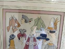 Vintage Antique French Fashion Print From Paul Louis de Giafferi Book