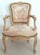 Vintage French Aubusson Tapestry Chair, Louis Xv, Antique Chair, Chateau