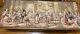 Vintage French King Louis Xv Court Scene Tapestry Made In Belgium 50x 18