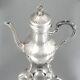 Vintage French Silver Plate Coffee Pot, Rococo Louis Xv Style, Signed Udner Lyon