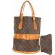 Vintage Louis Vuitton Lv French Co. Usa Gm Monogram Bucket Bag Excellent Nfv5397