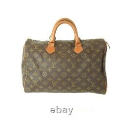 Vintage Louis Vuitton USA French Co. Speedy 35 Monogram Hand Bag. NFV6723