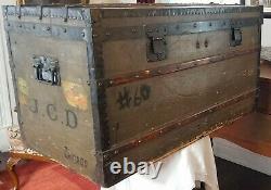 Vintage, older 1940's Louis Vuitton Luggage Trunk once owned by Martha Phillips