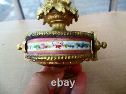 WOW! RARE Antique Sevres Porcelain Top Finial for French Louis 16 Mantle Clock
