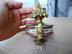 WOW! RARE Antique Sevres Porcelain Top Finial for French Louis 16 Mantle Clock